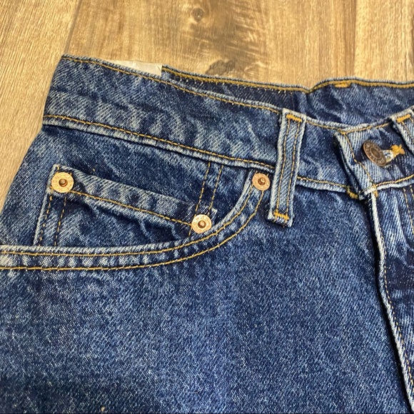 Vintage Levi’s 512 Red Tab high waisted denim shorts,  original tags attached - Picture 12 of 13